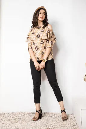 Cold Shoulder Top - A21 - WWT0005