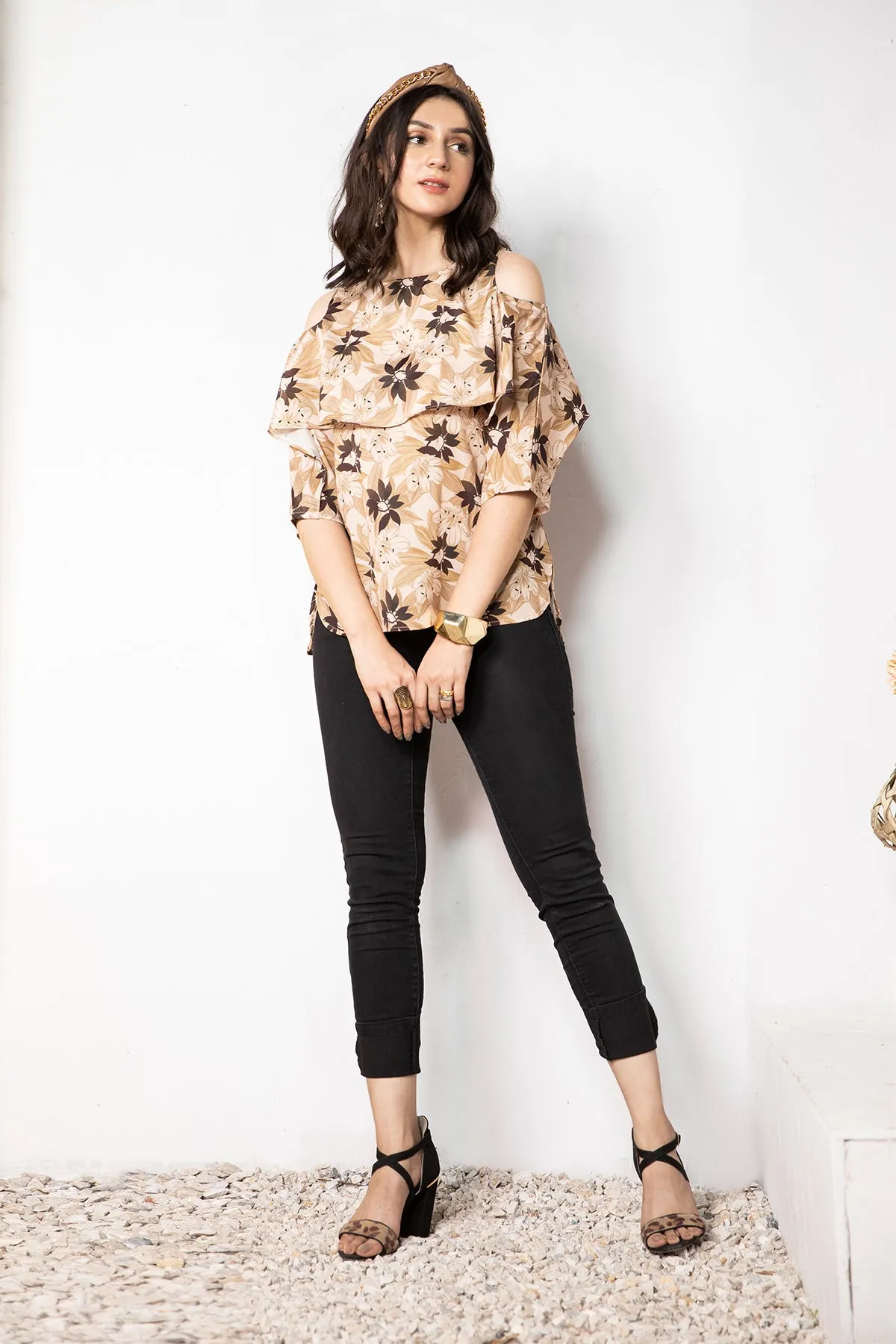 Cold Shoulder Top - A21 - WWT0005