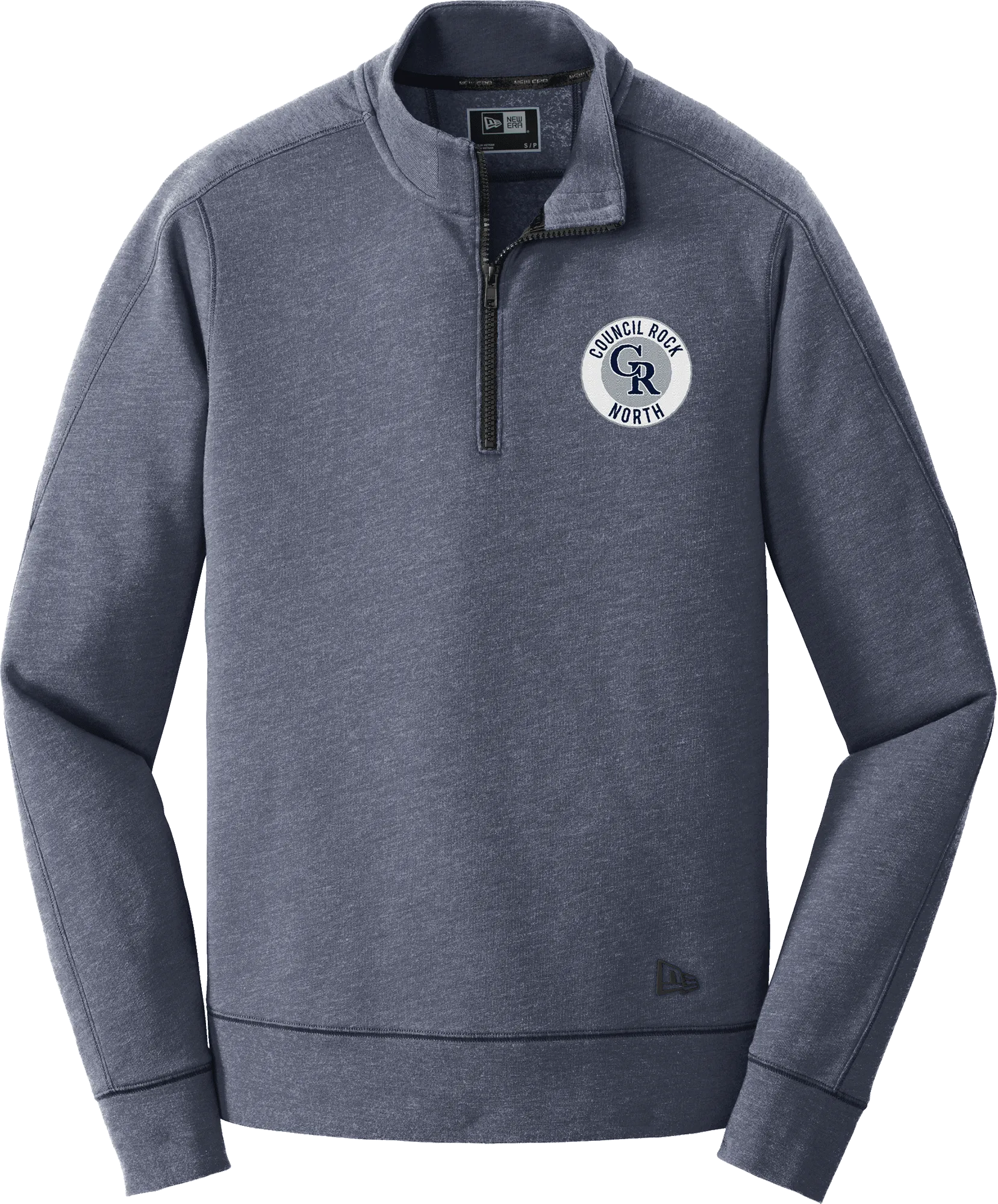 Council Rock North New Era Tri-Blend Fleece 1/4-Zip Pullover
