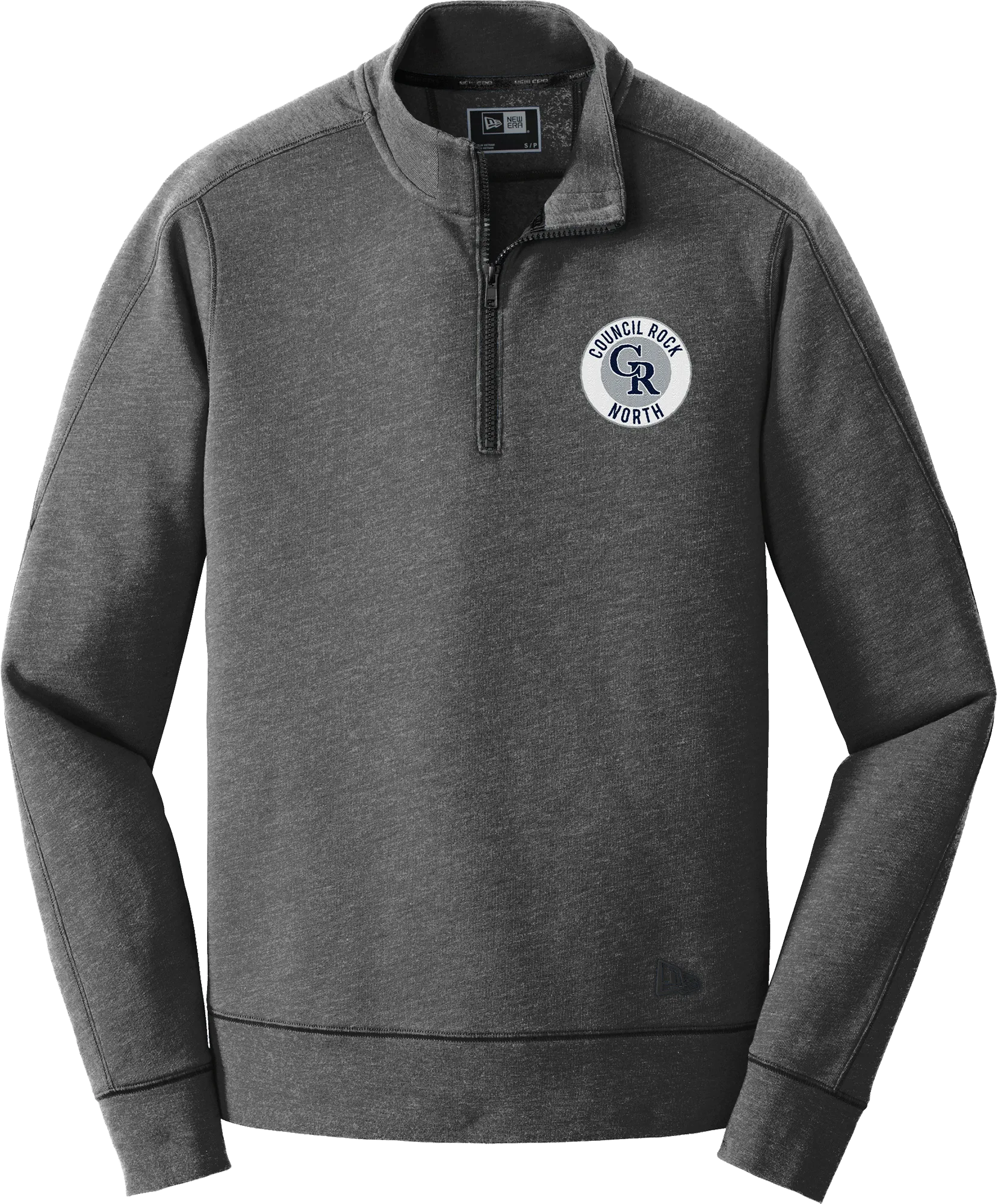 Council Rock North New Era Tri-Blend Fleece 1/4-Zip Pullover
