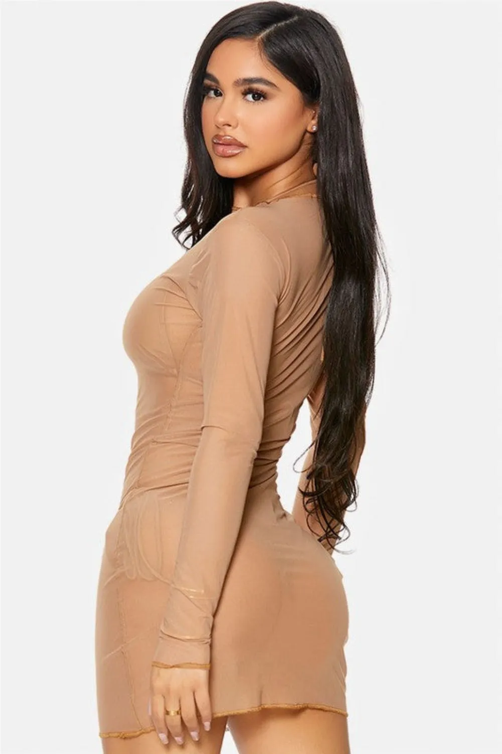 Cover Me Mesh Pool Swimwear Dress