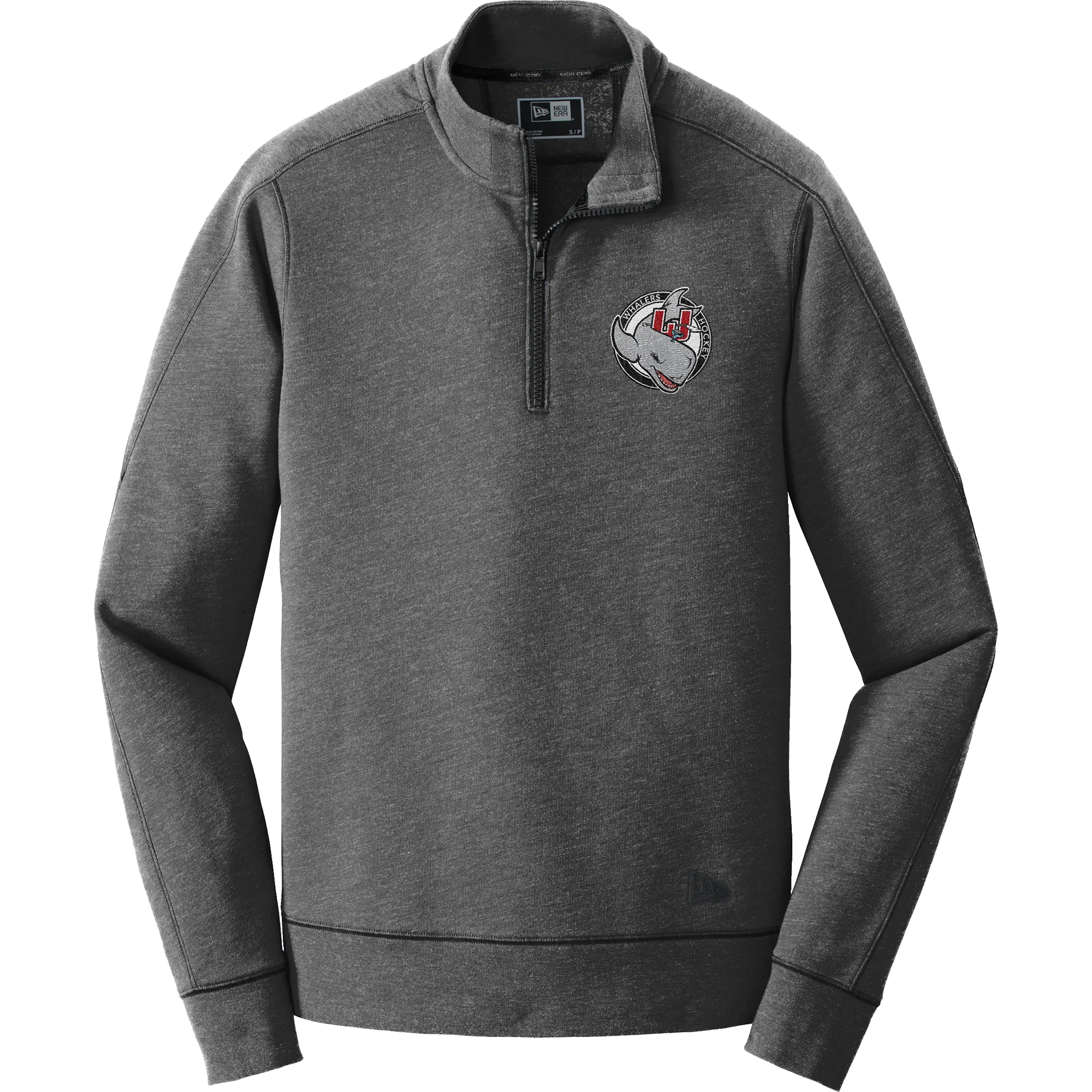 CT Whalers Tier 2 New Era Tri-Blend Fleece 1/4-Zip Pullover