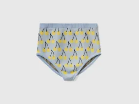 Culottes with fruit pattern