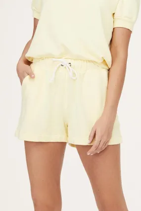 David Lerner - Britta High Rise Resort Short in Lemon