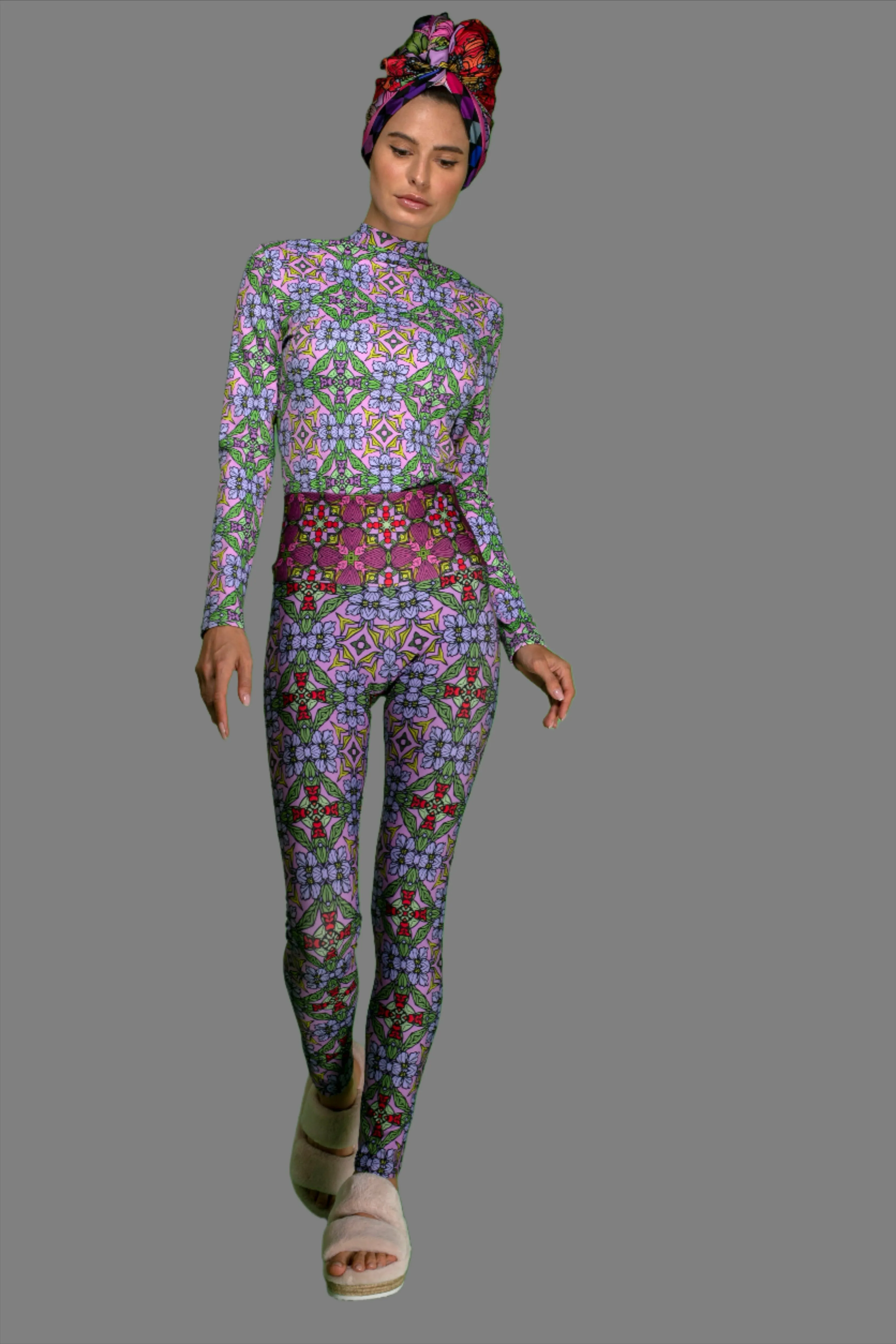 Deco Purple leggings