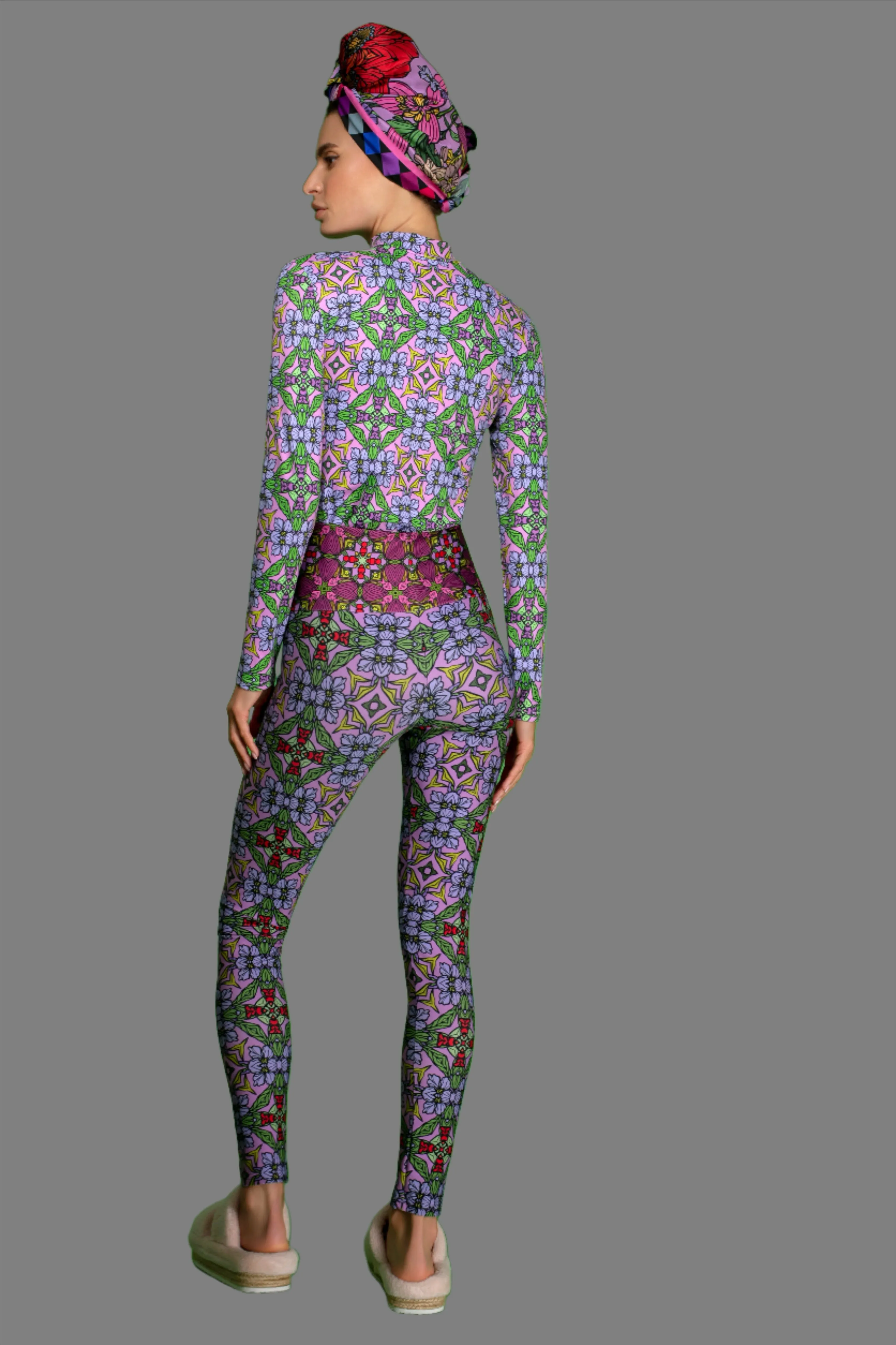 Deco Purple leggings