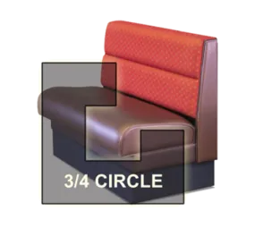 DM Seating DBPS-42HO-34 Booth