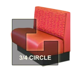DM Seating DBTPS-36-34 Booth