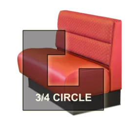 DM Seating DBTPS-48HO-34 Booth