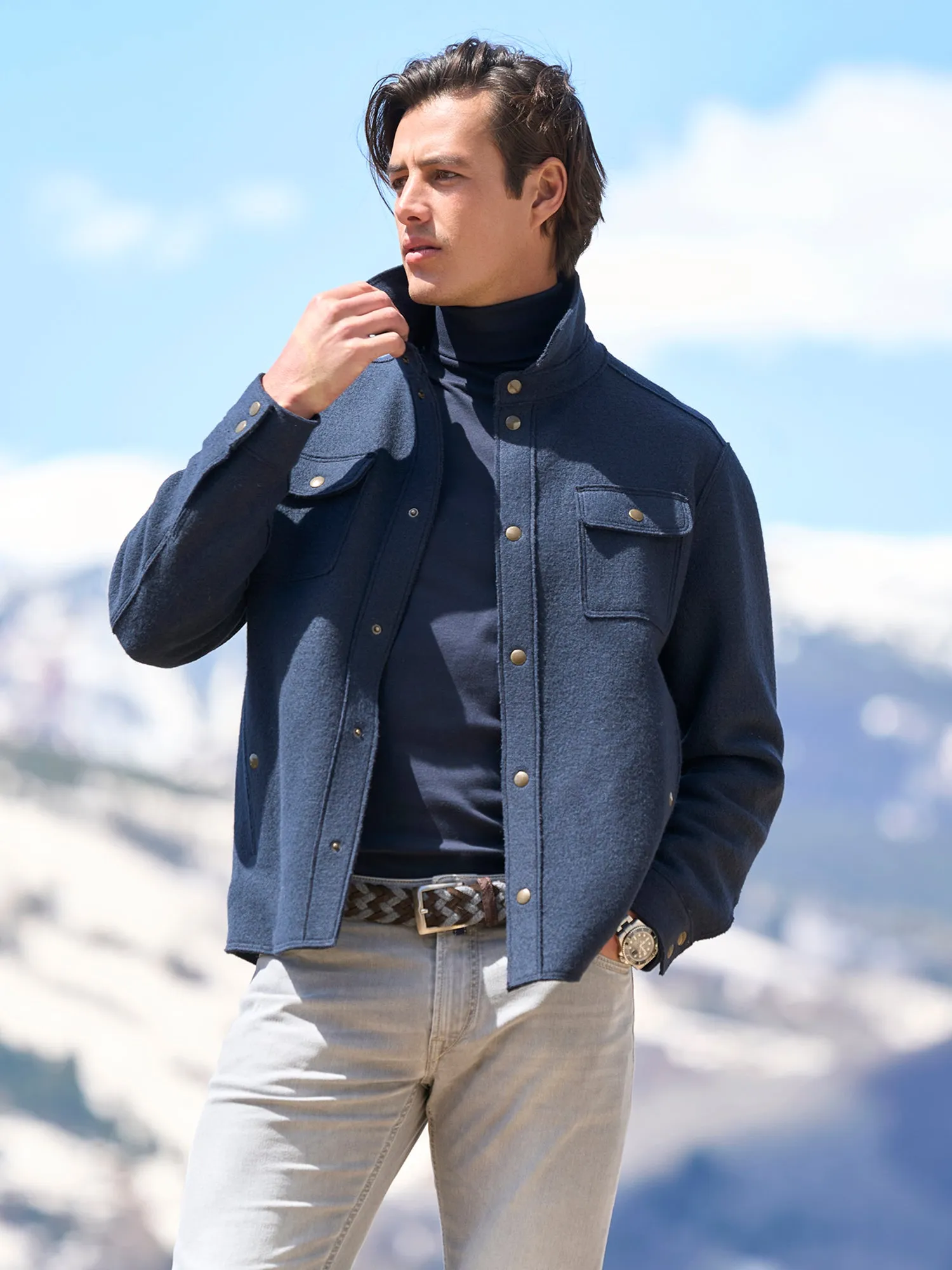Eli Cotton Turtleneck