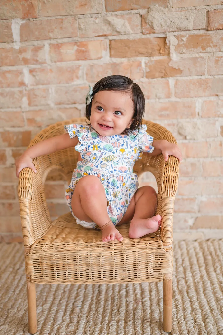 Emmy Romper in Gardenia