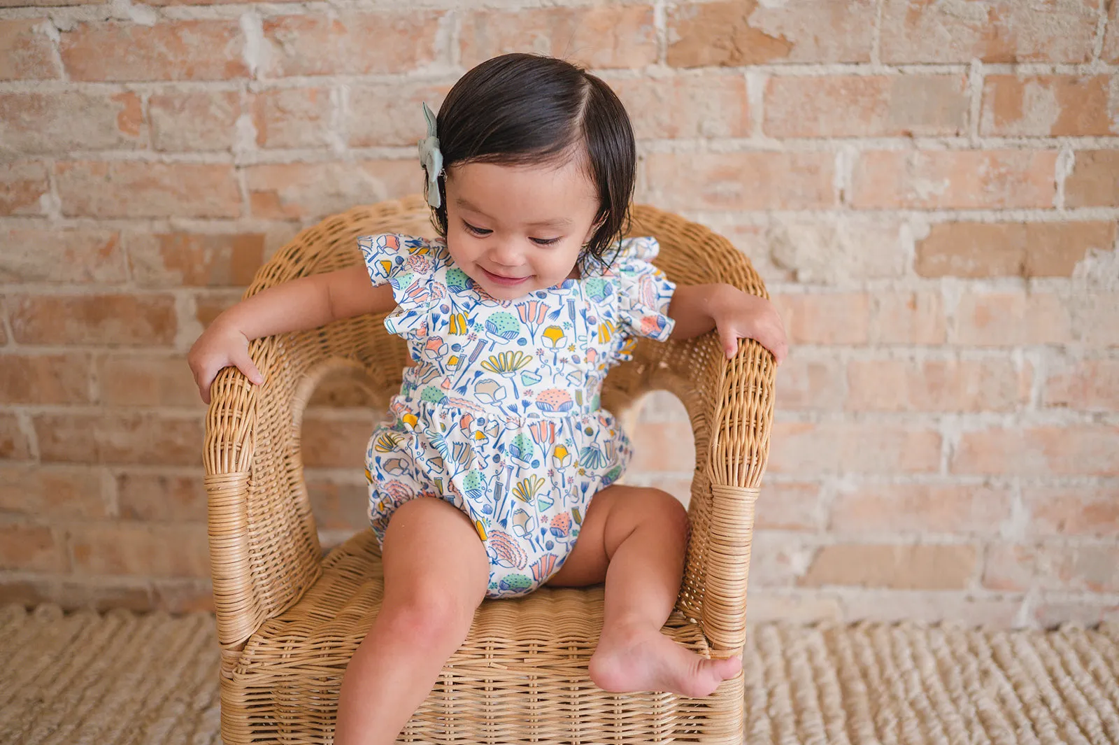 Emmy Romper in Gardenia
