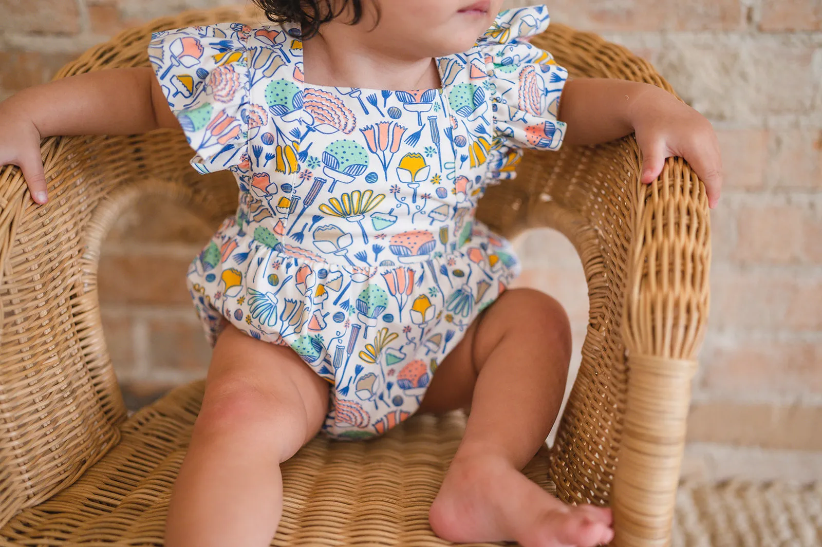 Emmy Romper in Gardenia