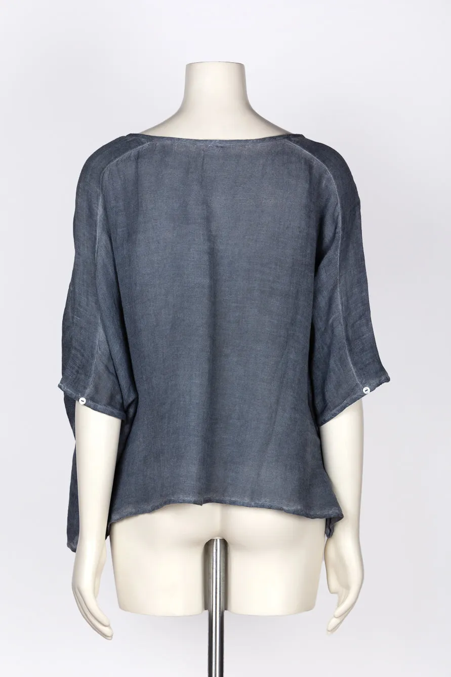 Everly Linen Blouse (Multiple Colors Inside)