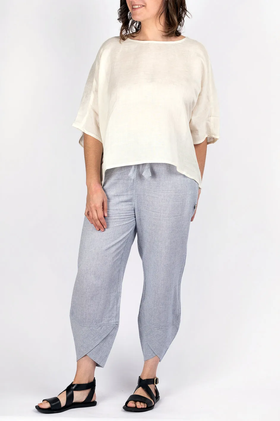 Everly Linen Blouse (Multiple Colors Inside)