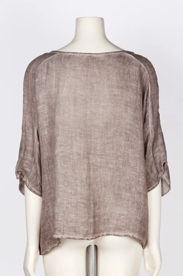 Everly Linen Blouse (Multiple Colors Inside)