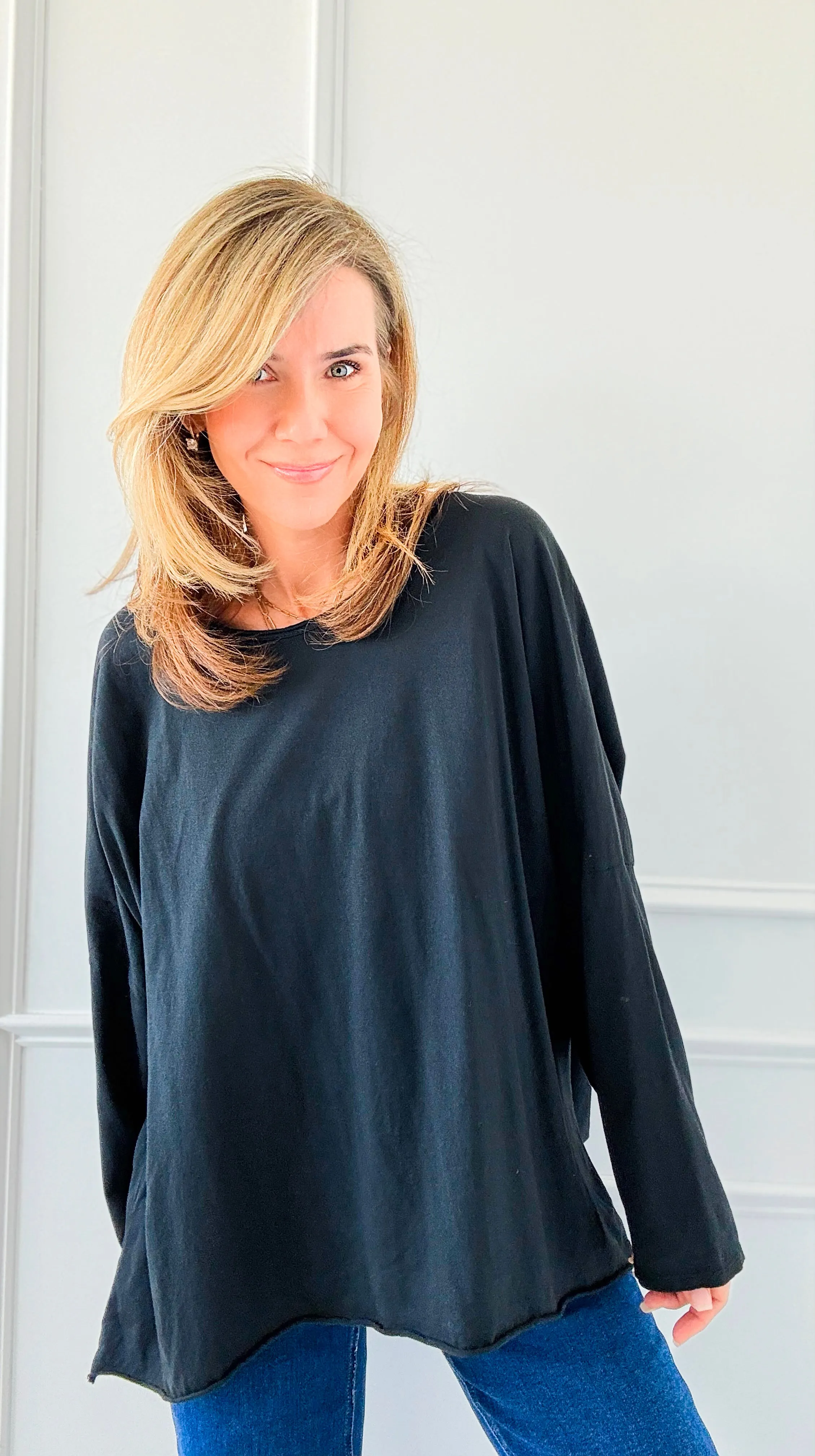 Everyday Italian Relaxed Tee - Black