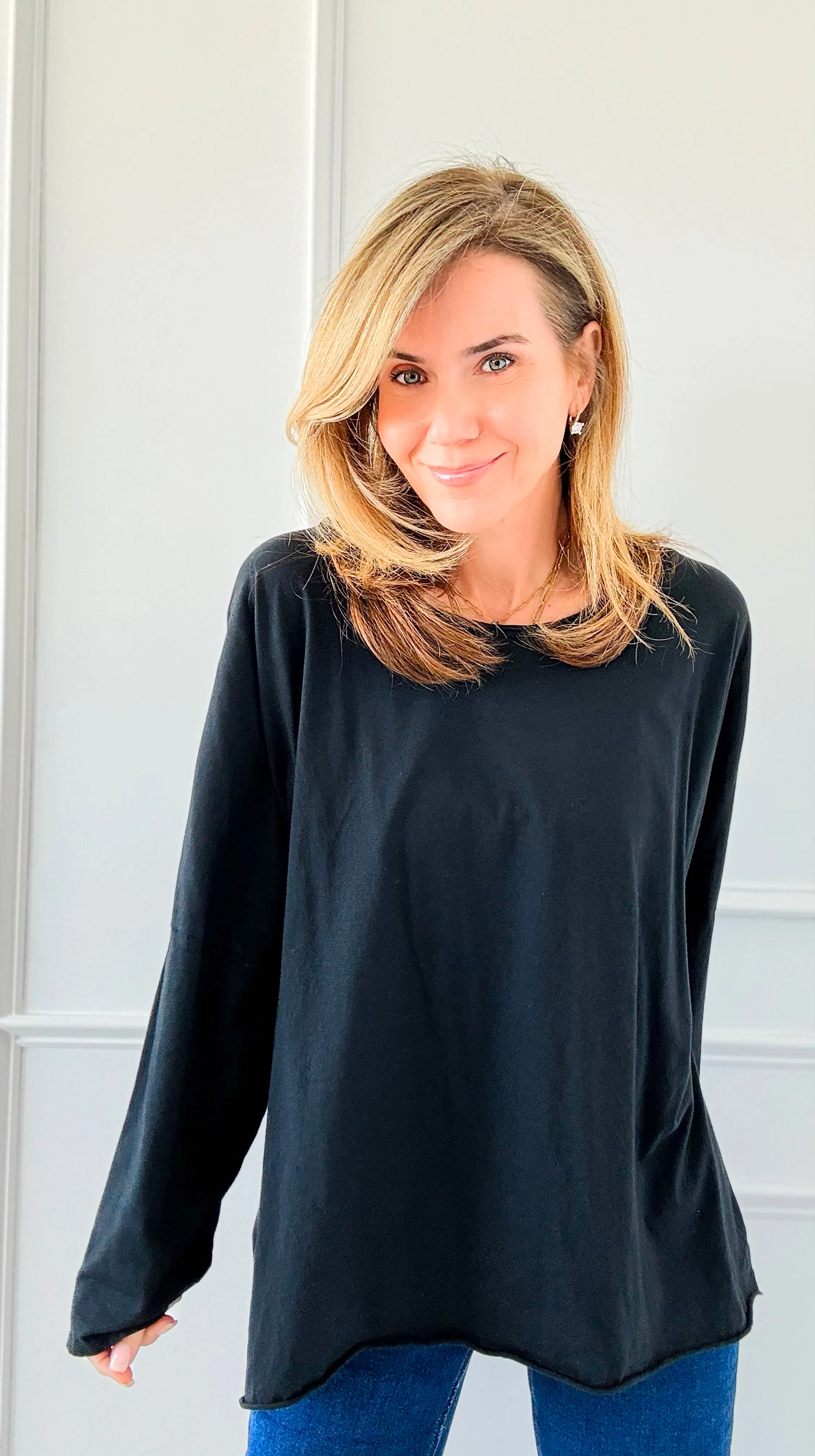 Everyday Italian Relaxed Tee - Black
