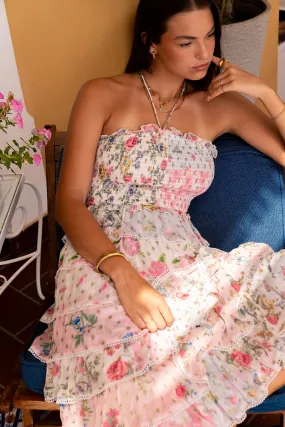 Fillyboo Cabbage Tree Lane Shirred Maxi Dress