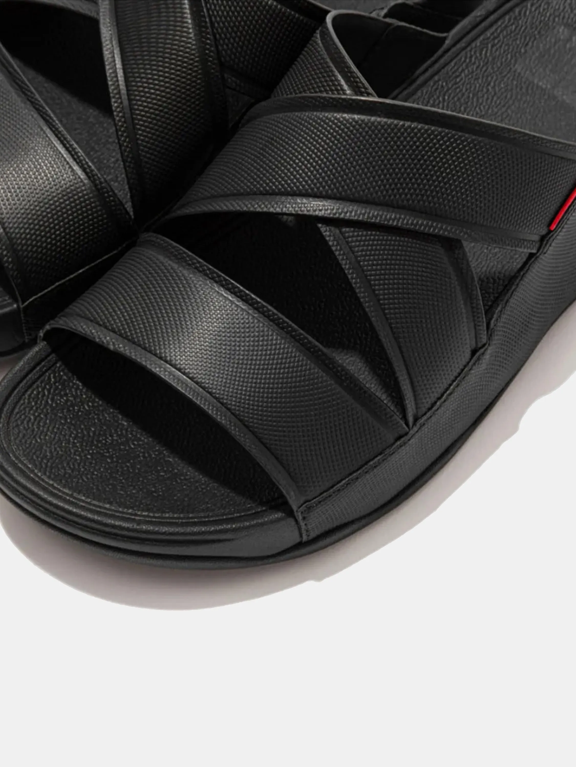 Fitflop Men's Chi Embossed Leather Sandals