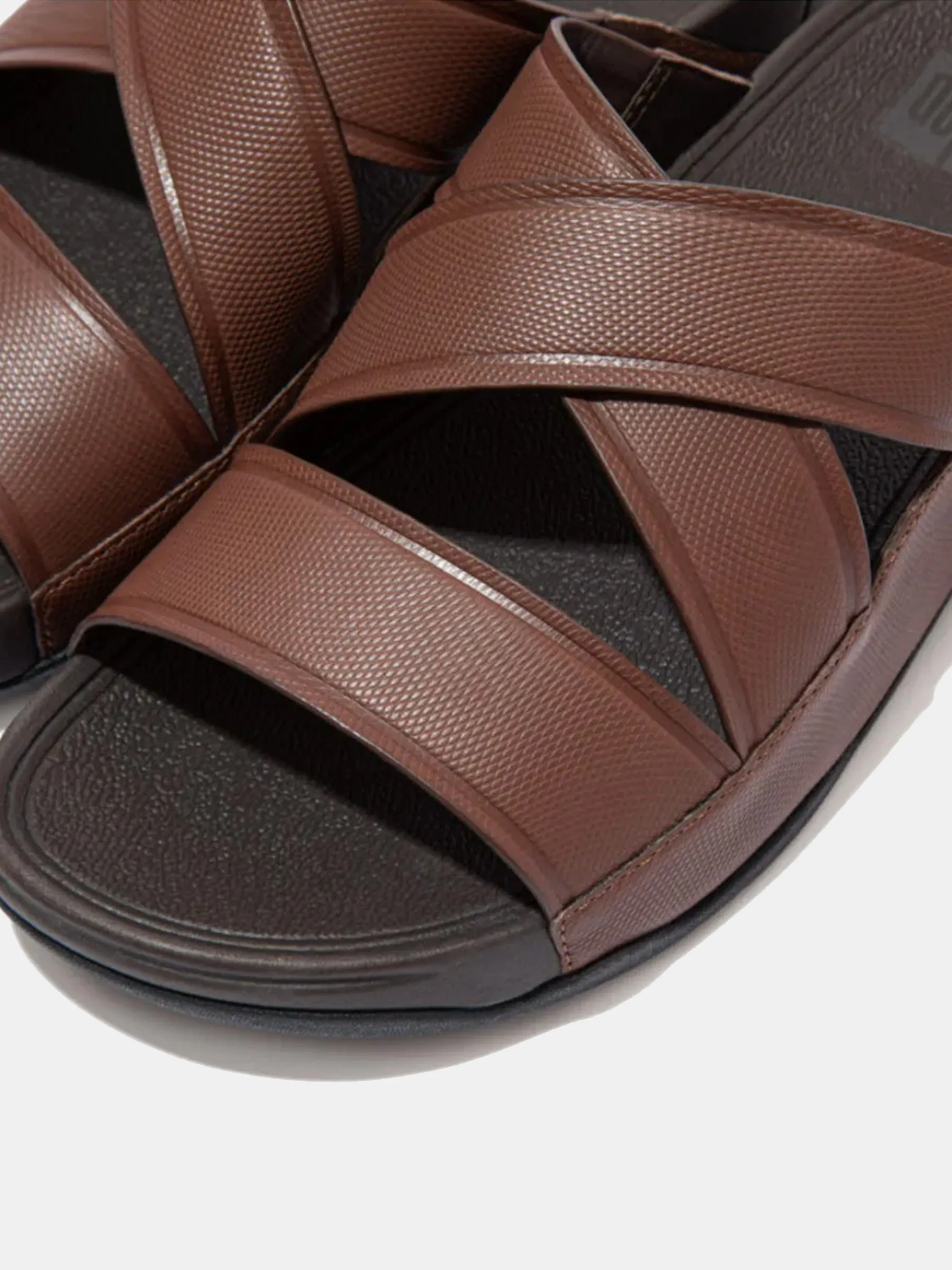 Fitflop Men's Chi Embossed Leather Sandals
