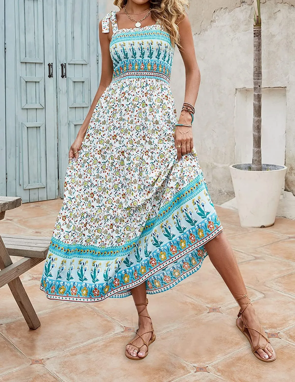 Flytonn-Black Friday Sale - New Women's Dress Print Loose Casual Dresses