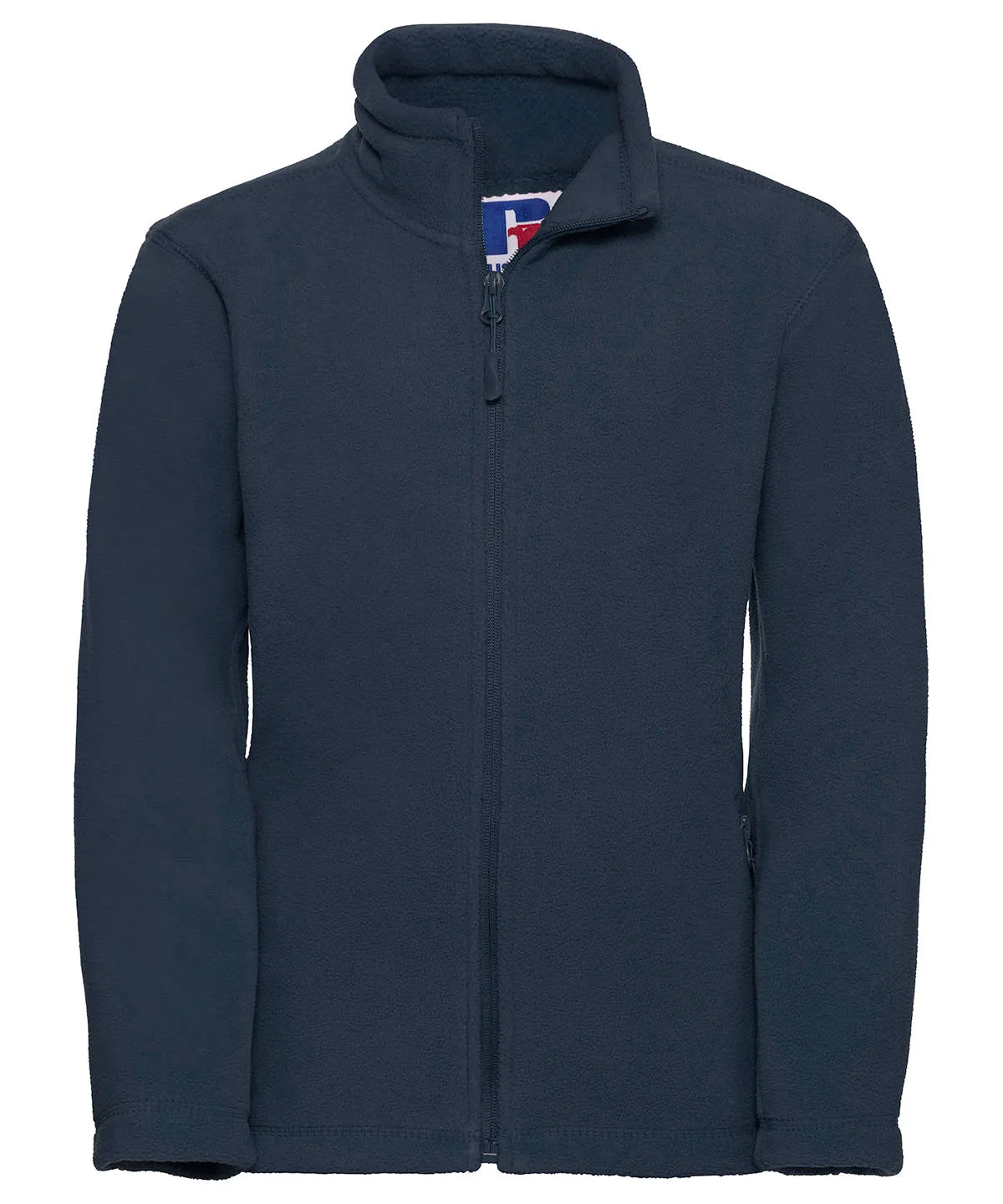 French Navy - Kids full-zip outdoor fleece