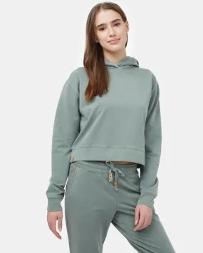 French Terry Cropped Hoodie