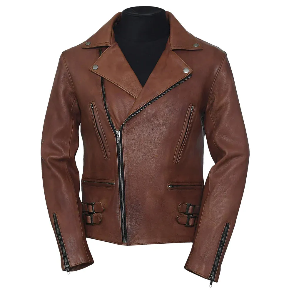 Frisco Motorcycle Easy Rider Turquoise Leather Jacket