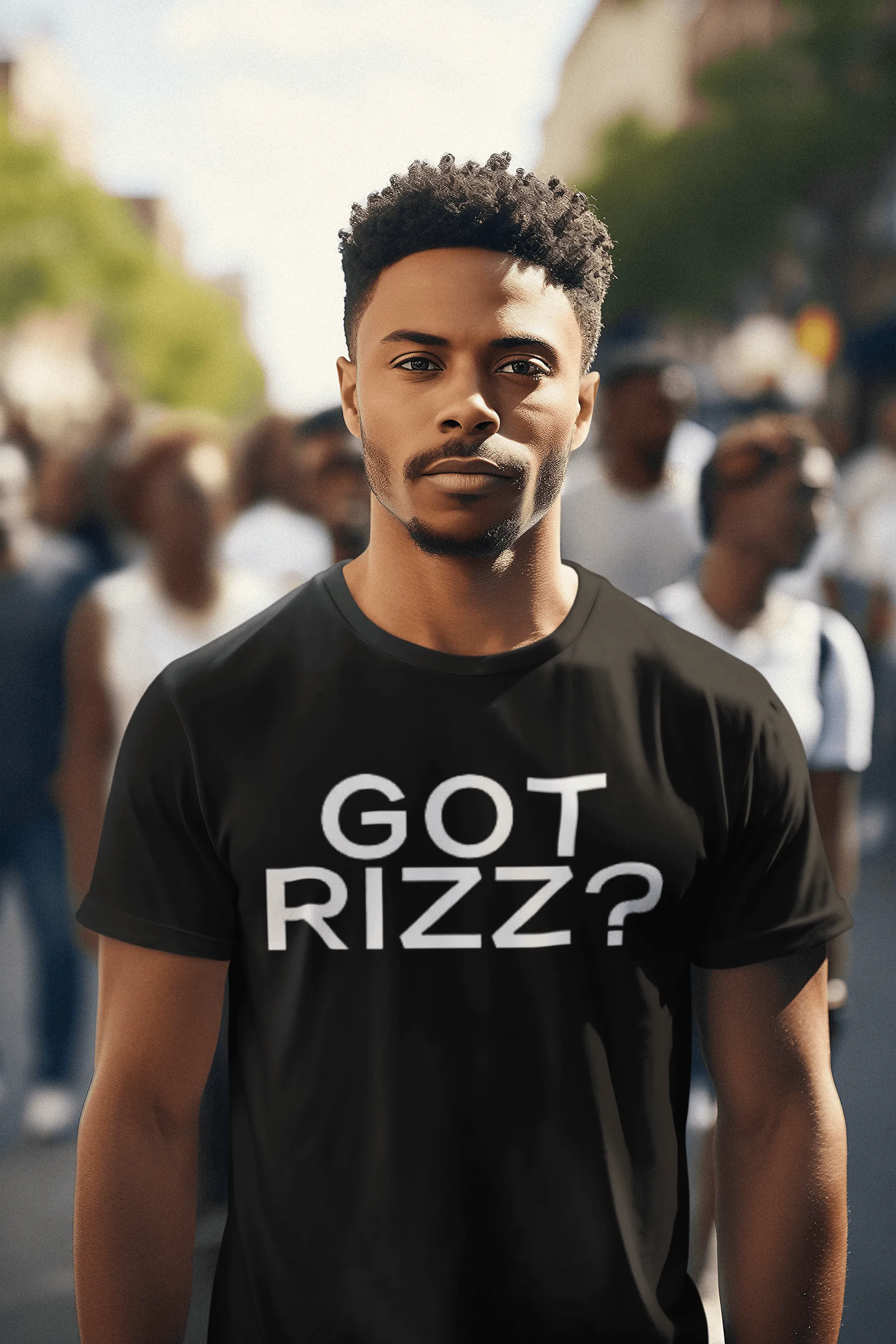 Funny Meme T-shirt Got Rizz? Ultra Soft 100 Percent Cotton Crewneck Unisex Pullover