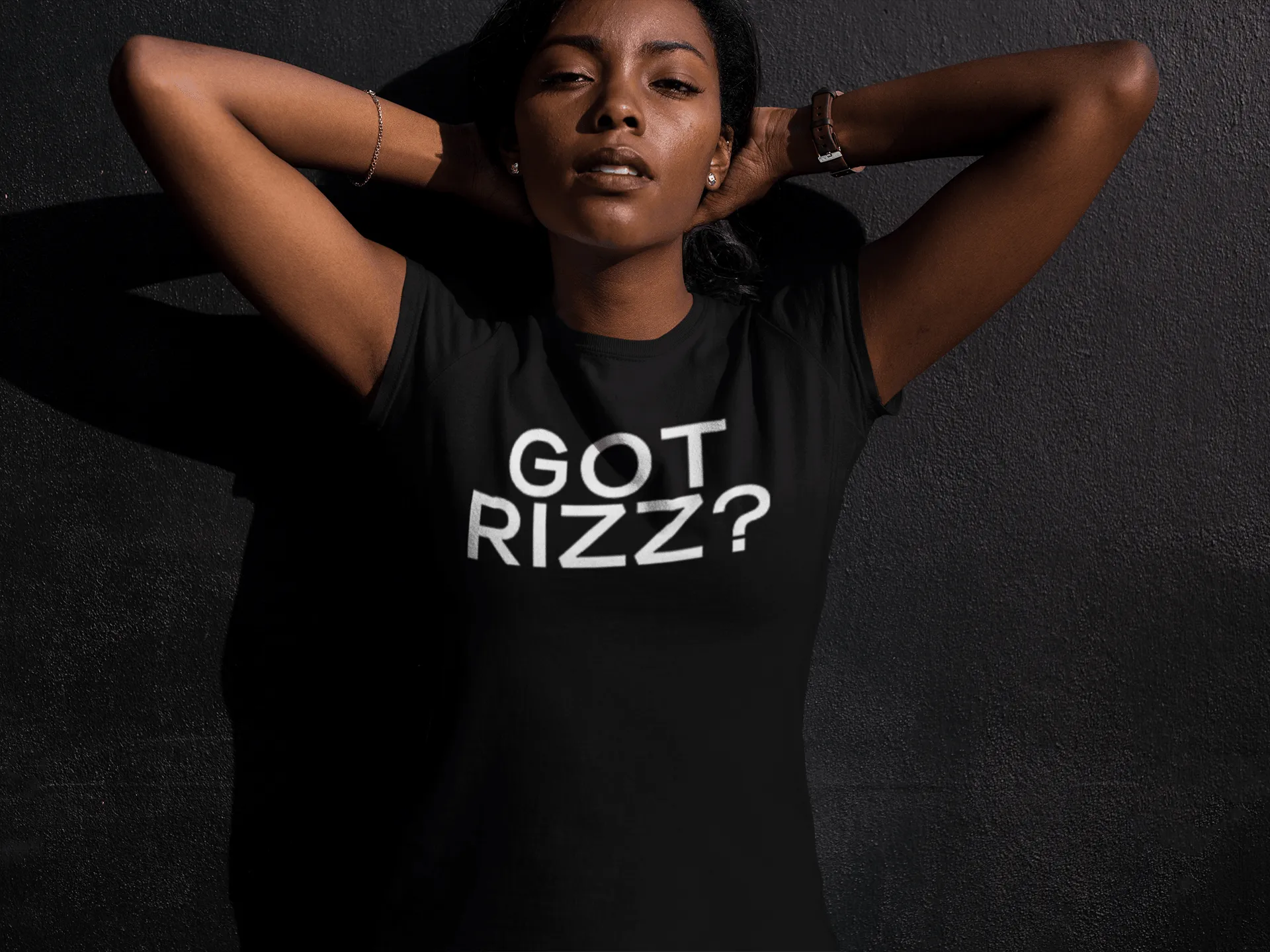 Funny Meme T-shirt Got Rizz? Ultra Soft 100 Percent Cotton Crewneck Unisex Pullover