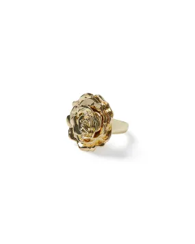 Gold Rose Ring