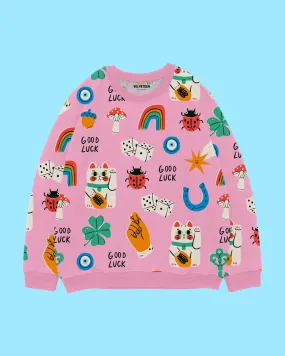 Good Luck Girly | Women's Bamboo Fleece Crewneck