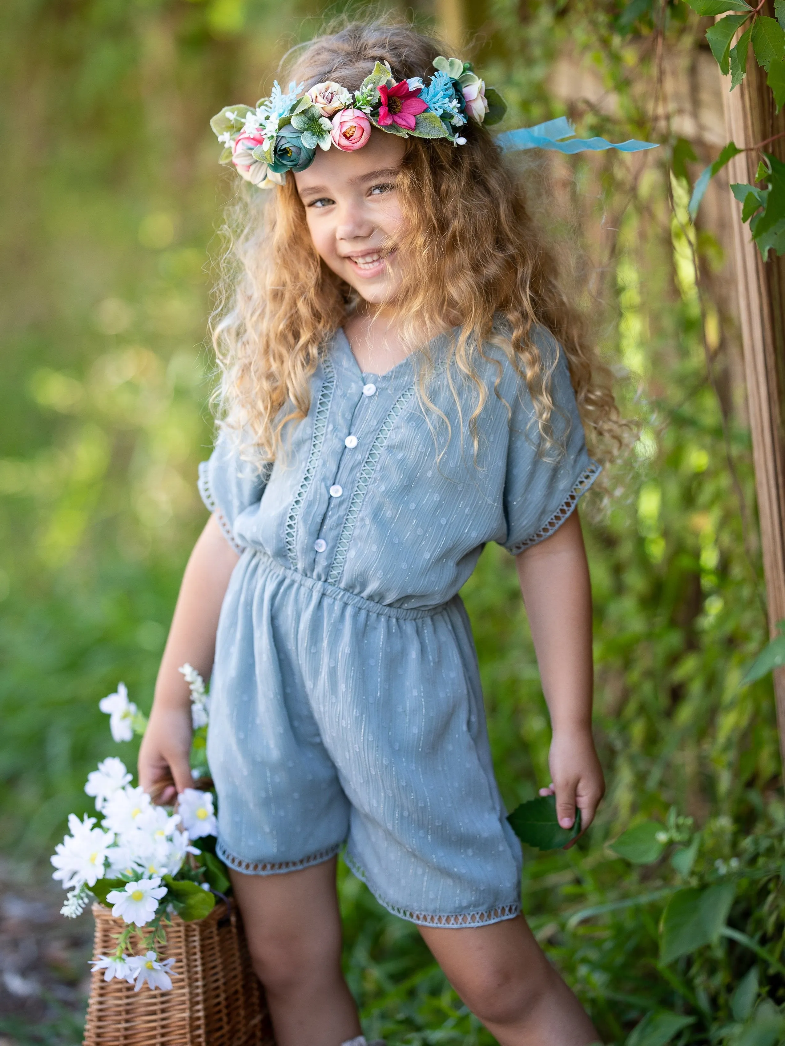 Graceful Beauty Short Sleeved Romper