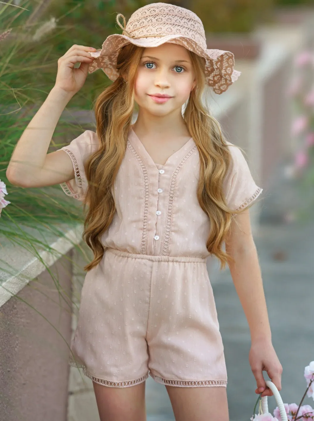 Graceful Beauty Short Sleeved Romper