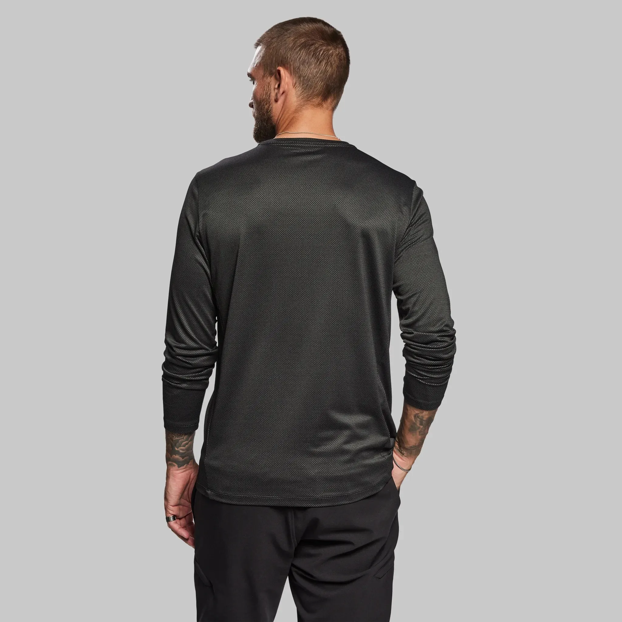 Graphene T Shirt. Long Sleeve Black edition