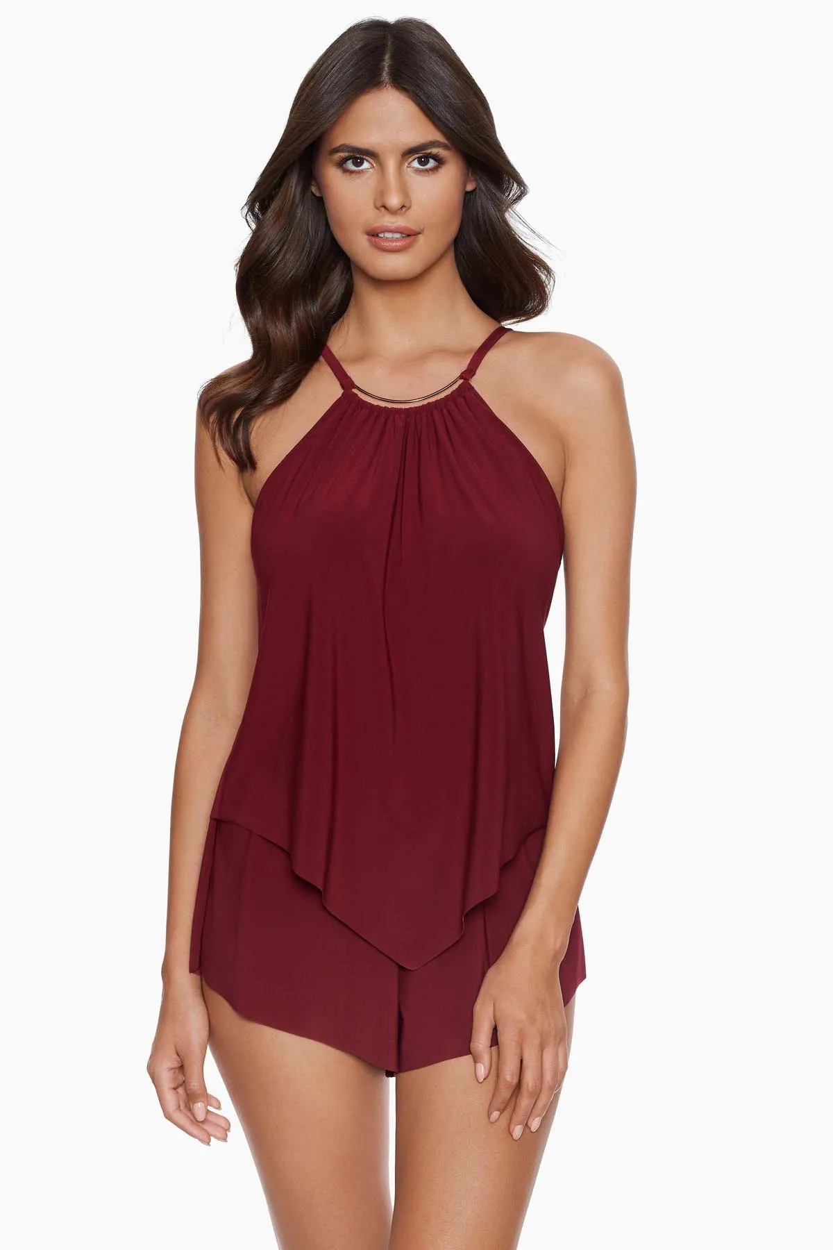 Halo Effect Goldie One Piece Romper Swimsuit