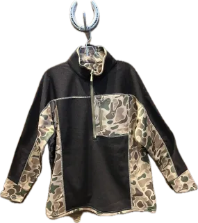 HeyBo Cabin 1/4 Zip Camo Pullover-HEY8704