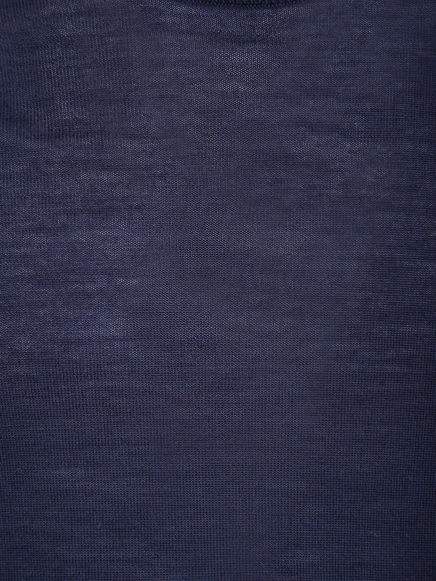 High neck blue pullover by Daniele Fiesoli