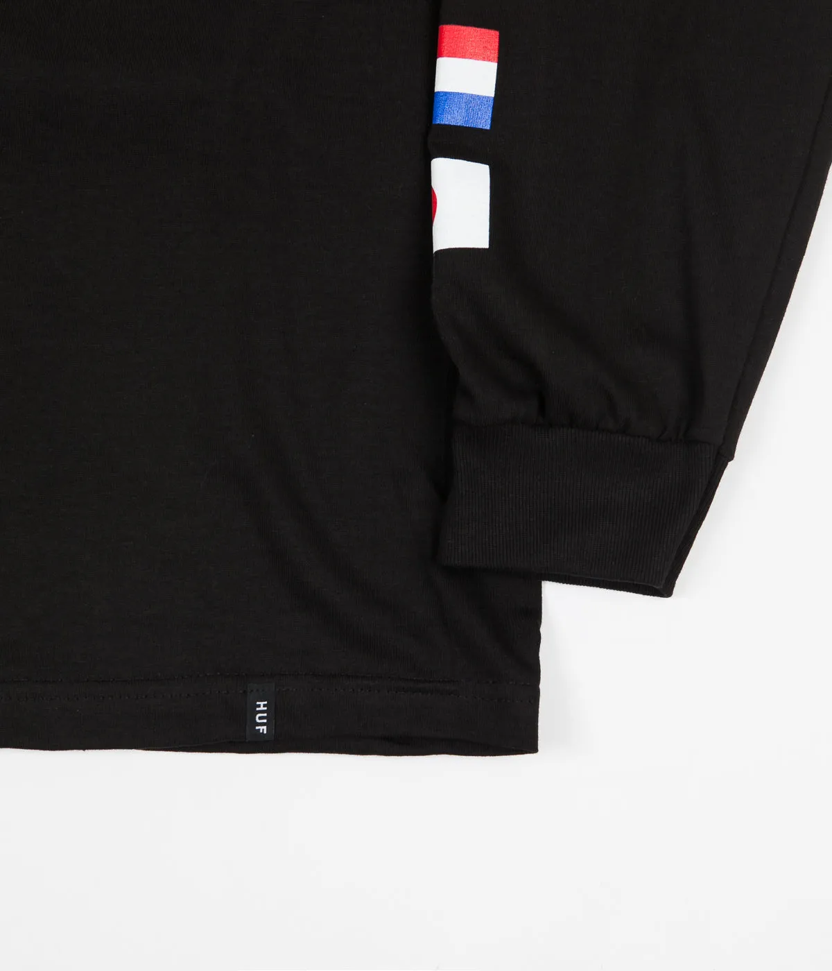 HUF Global Domination Long Sleeve T-Shirt - Black