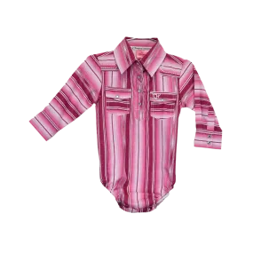 Infant Girl's Cowboy Hardware Romper