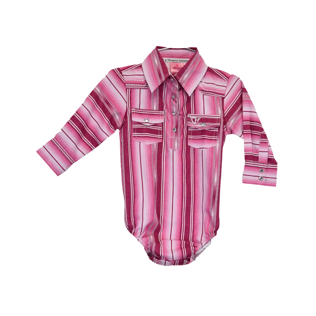 Infant Girl's Cowboy Hardware Romper