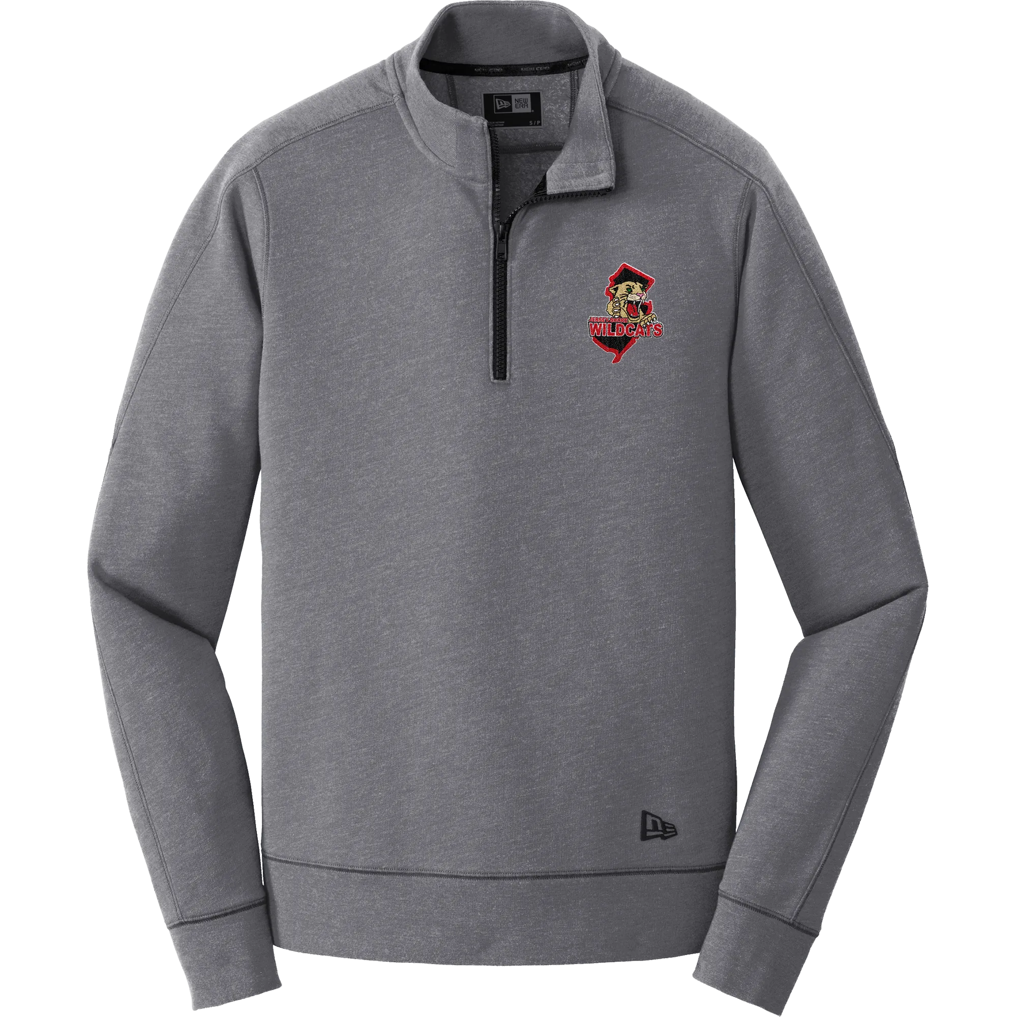 Jersey Shore Wildcats New Era Tri-Blend Fleece 1/4-Zip Pullover