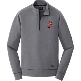Jersey Shore Wildcats New Era Tri-Blend Fleece 1/4-Zip Pullover