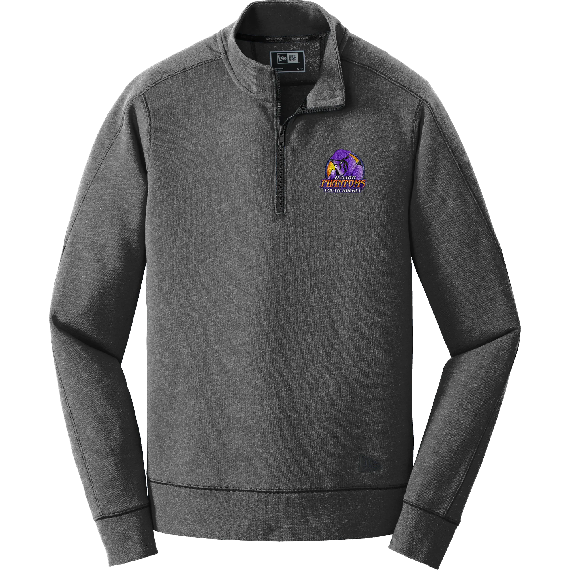 Jr. Phantoms New Era Tri-Blend Fleece 1/4-Zip Pullover
