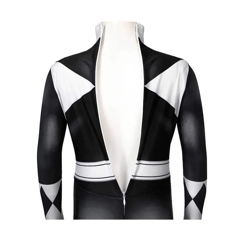 Kids Black Ranger Jumpsuit Black Power Rangers Cosplay Costume Halloween Bodysuit BEcostume