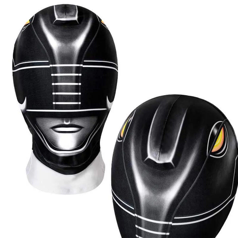 Kids Black Ranger Jumpsuit Black Power Rangers Cosplay Costume Halloween Bodysuit BEcostume