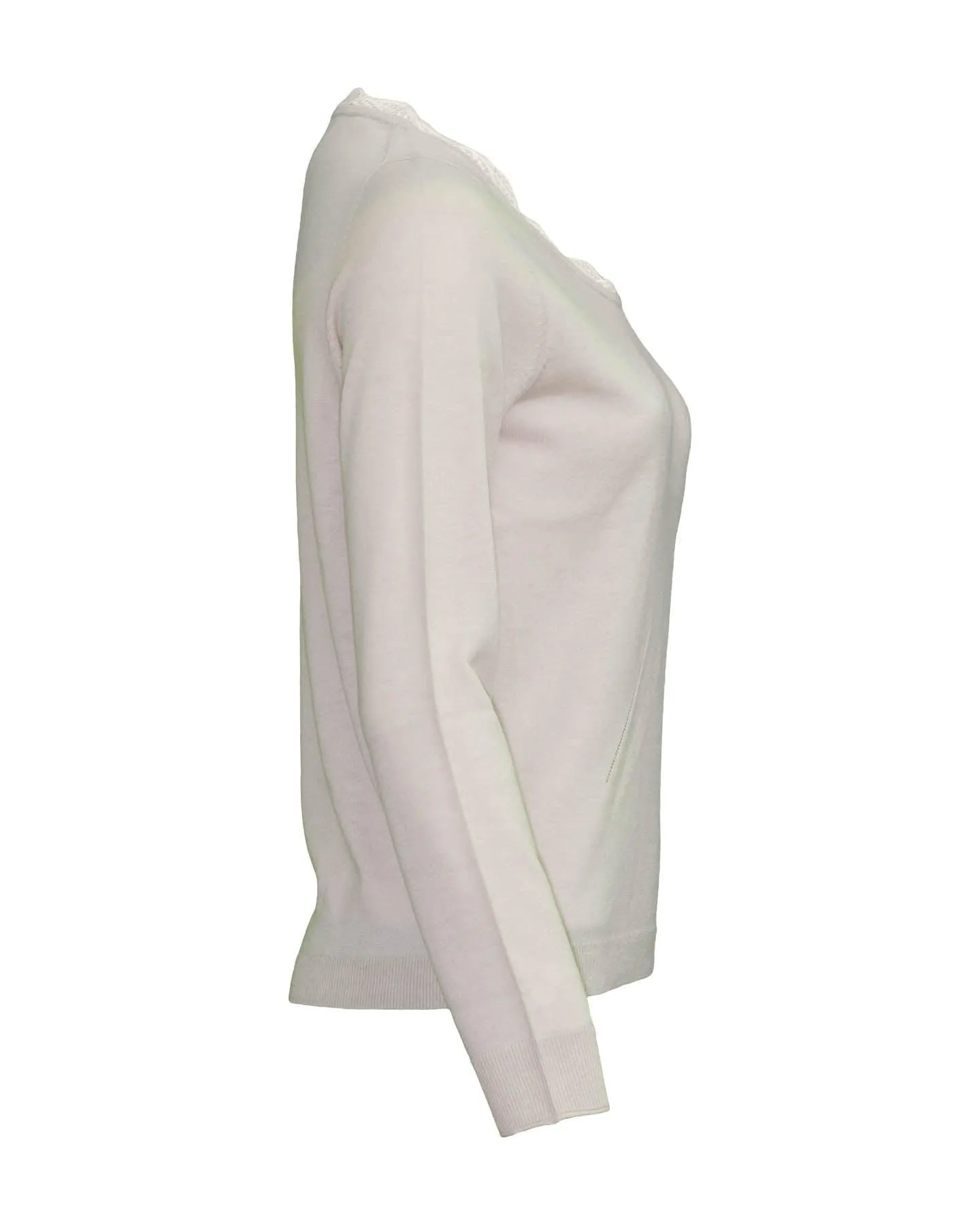 Lace Trim Pullover