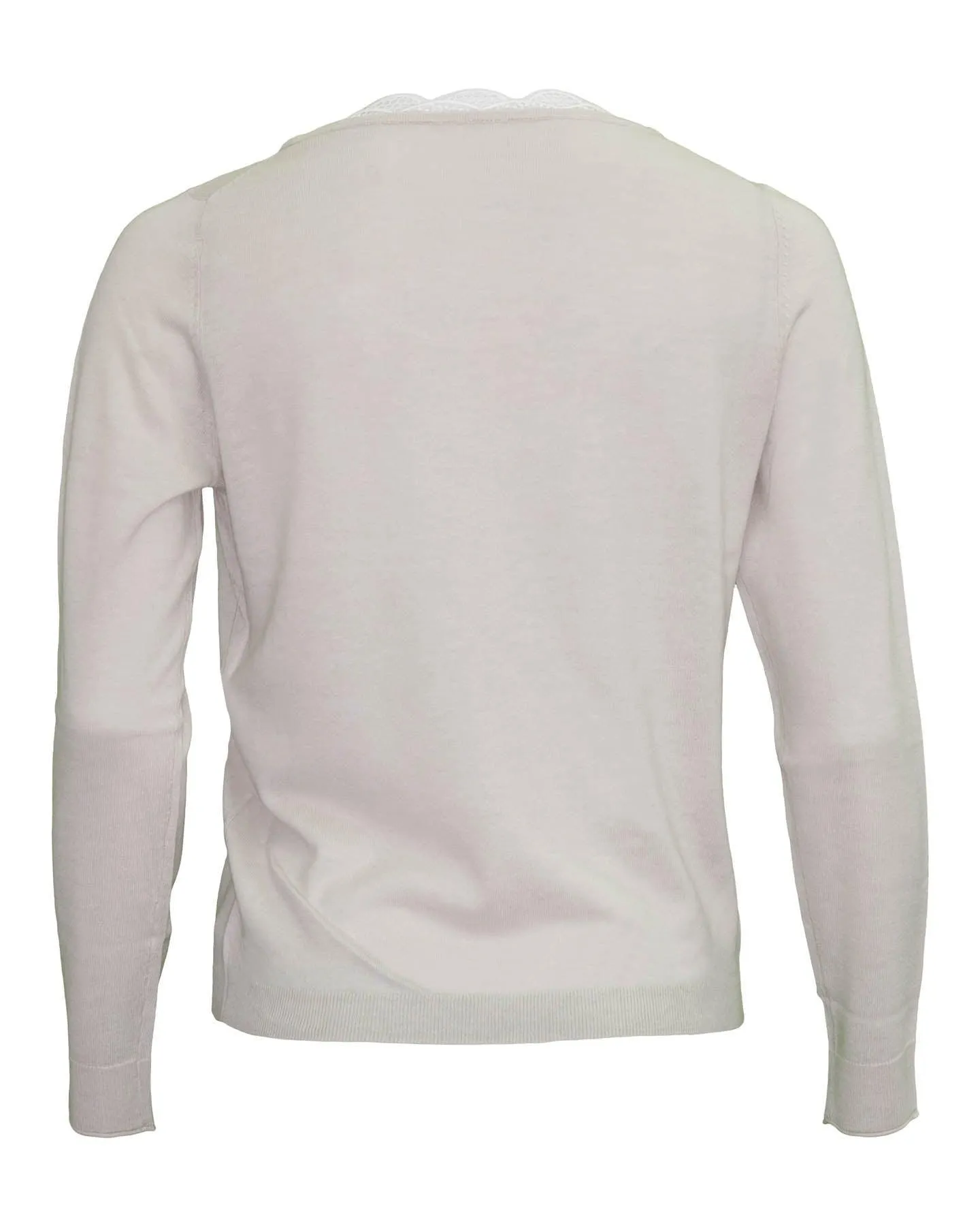 Lace Trim Pullover