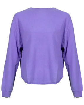 Lilac Wool Blend Pullover
